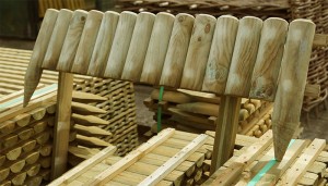 Log Panel Edging